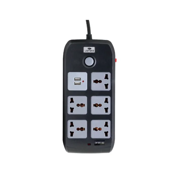 Lightwave Extension Socket- 3 Metres 5 WAY-LW EXT 52U