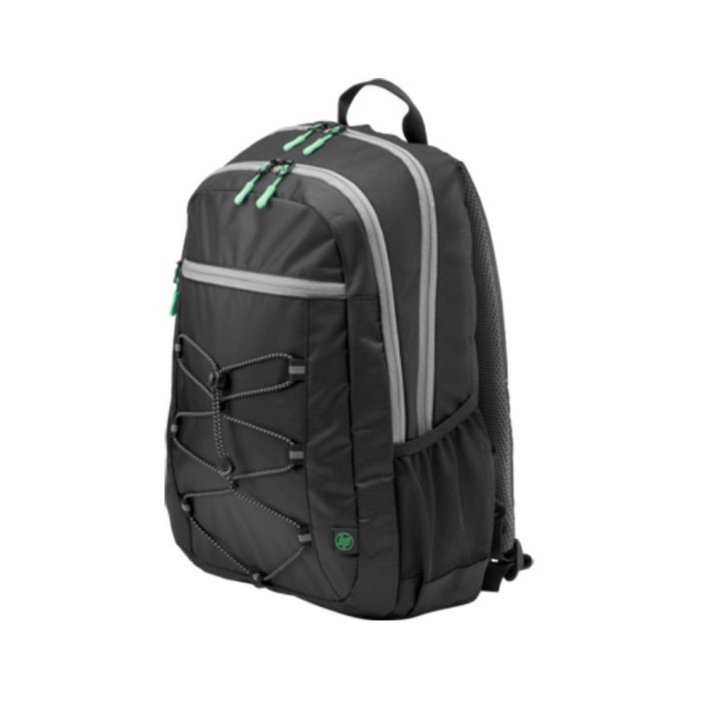 HP 15.6" Active Backpack Black/Mint Green – 1LU22AA