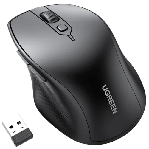 UGREEN MU101 Ergonomic Contoured‑Shape Design Wireless Mouse