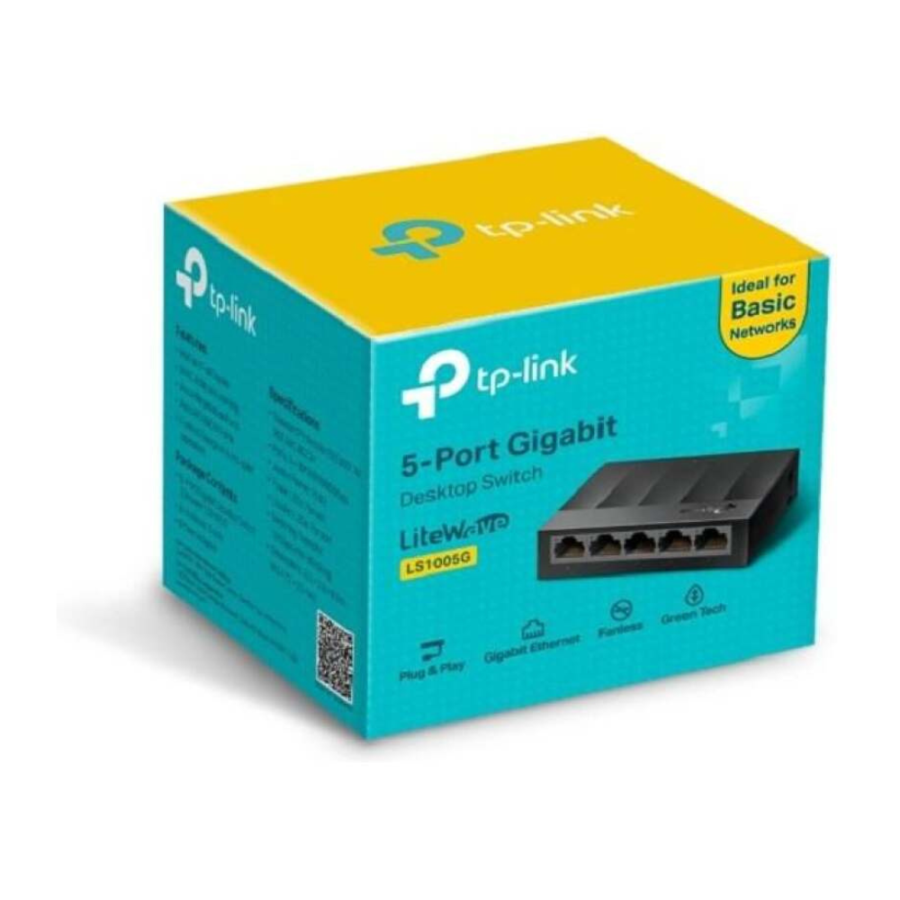 TP-Link 5-Port Gigabit Desktop Switch – TL-LS1005G