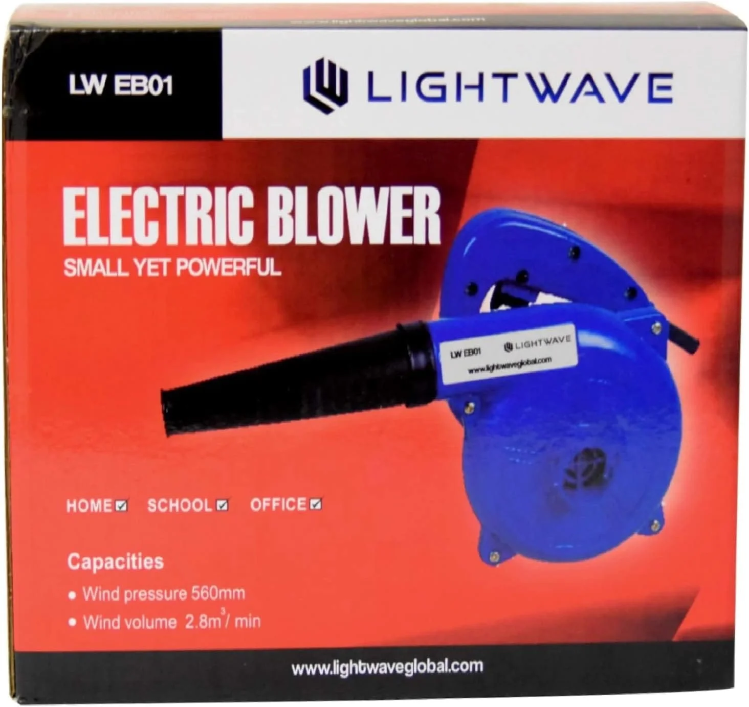 Light Wave LW-EB01 Electric Blower-600w/corded/handheld