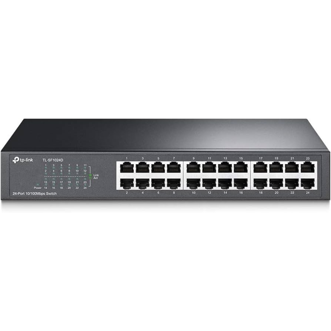 TP-Link 24-port 10/100Mbps Desktop/Rackmount Switch – TL-SF1024D