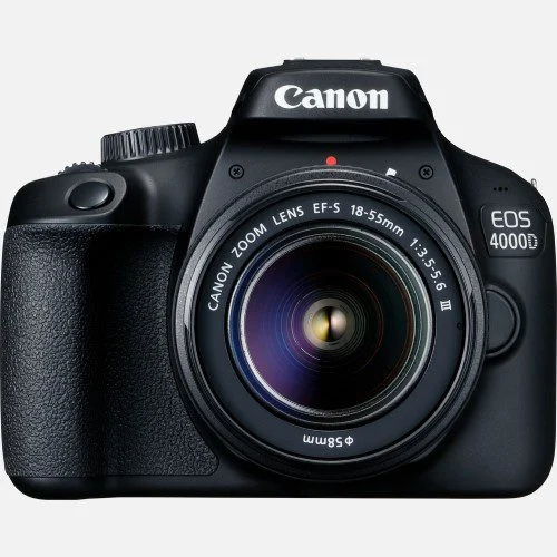 Canon EOS 4000D DSLR Camera and EF-S 18-55 mm