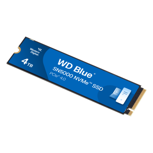 WD Blue 4TB SN5000 NVMe SSD Gen4 PCIe M.2 2280-WDS400T4B0E