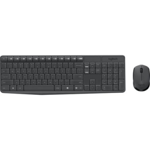 Logitech MK235  Wireless Keyboard and Mouse Black-920-007897
