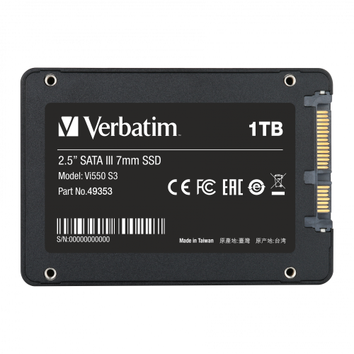 VERBATIM Vi550 S3 2.5" SATA INTERNAL SSD 1TB - VER-49353