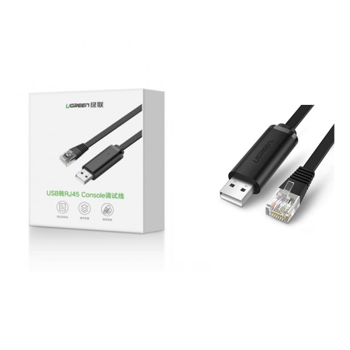 UGREEN CM204 USB-A to RJ45 Console Cable – 1.5M