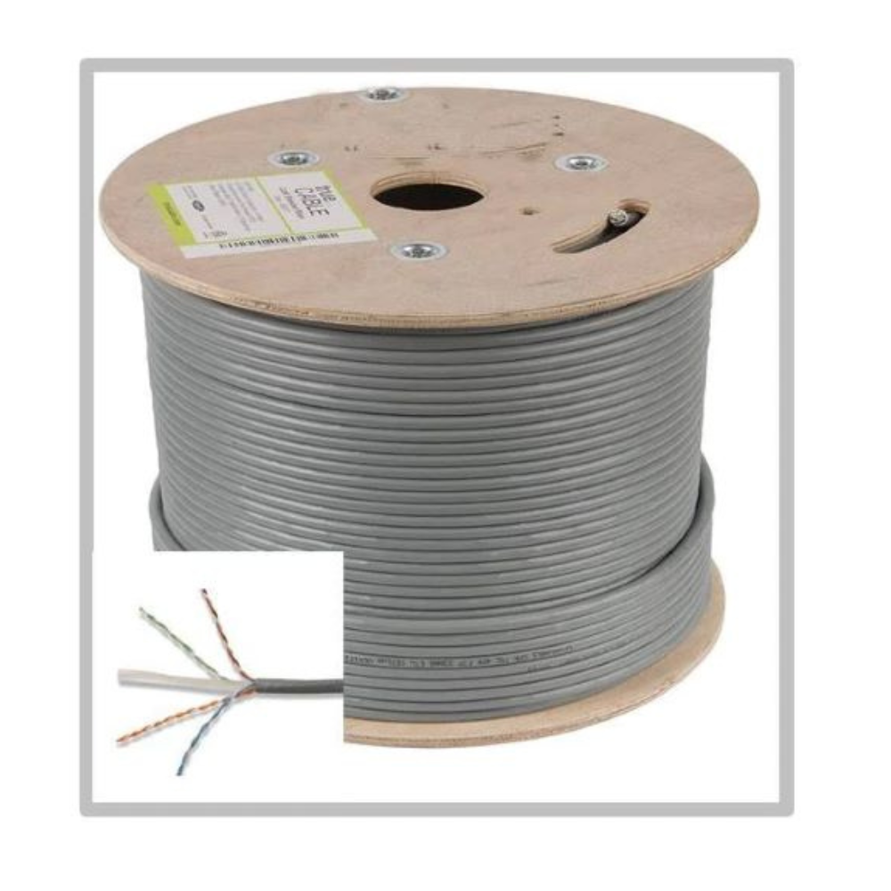 D-Link Cat6 UTP 24AWG PVC Cable 305m Gray – NCB-C6UGRYR-305-24-E