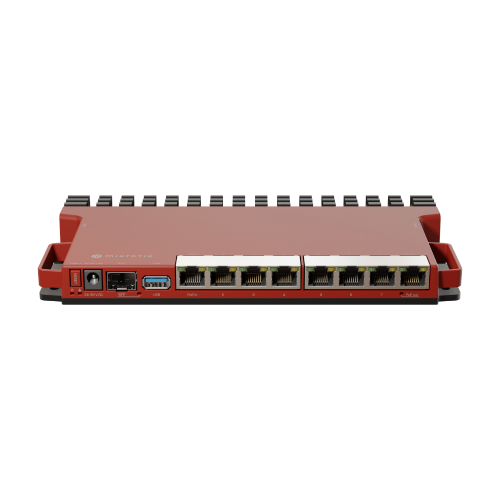 MikroTik L009UiGS-RM Wired Router, 2.5GbE, Red