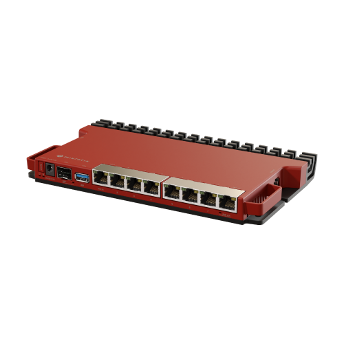 MikroTik L009UiGS-RM Wired Router, 2.5GbE, Red