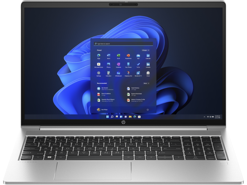 HP ProBook 450 G10, Intel Core i7 1355U, 16GB DDR4 3200, 512GB PCIe NVMe SSD, Windows 11 Pro, 15.6" FHD, No ODD - 86Q48PA